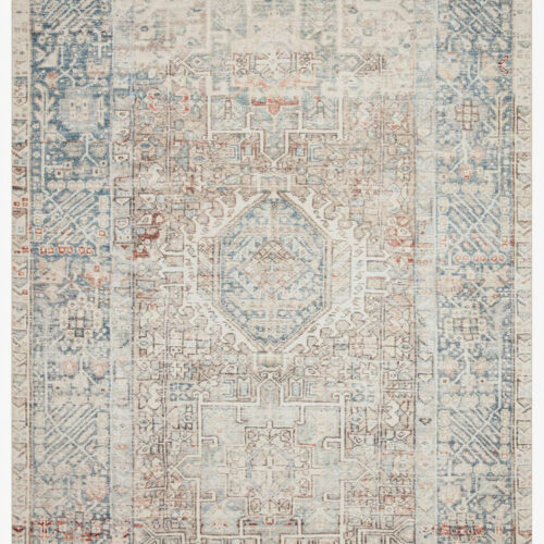 Jules Oriental Natural Ocean Area Rug
